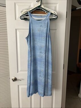 Guy Harvey Light Blue Sleeveless Summer Dress XL
